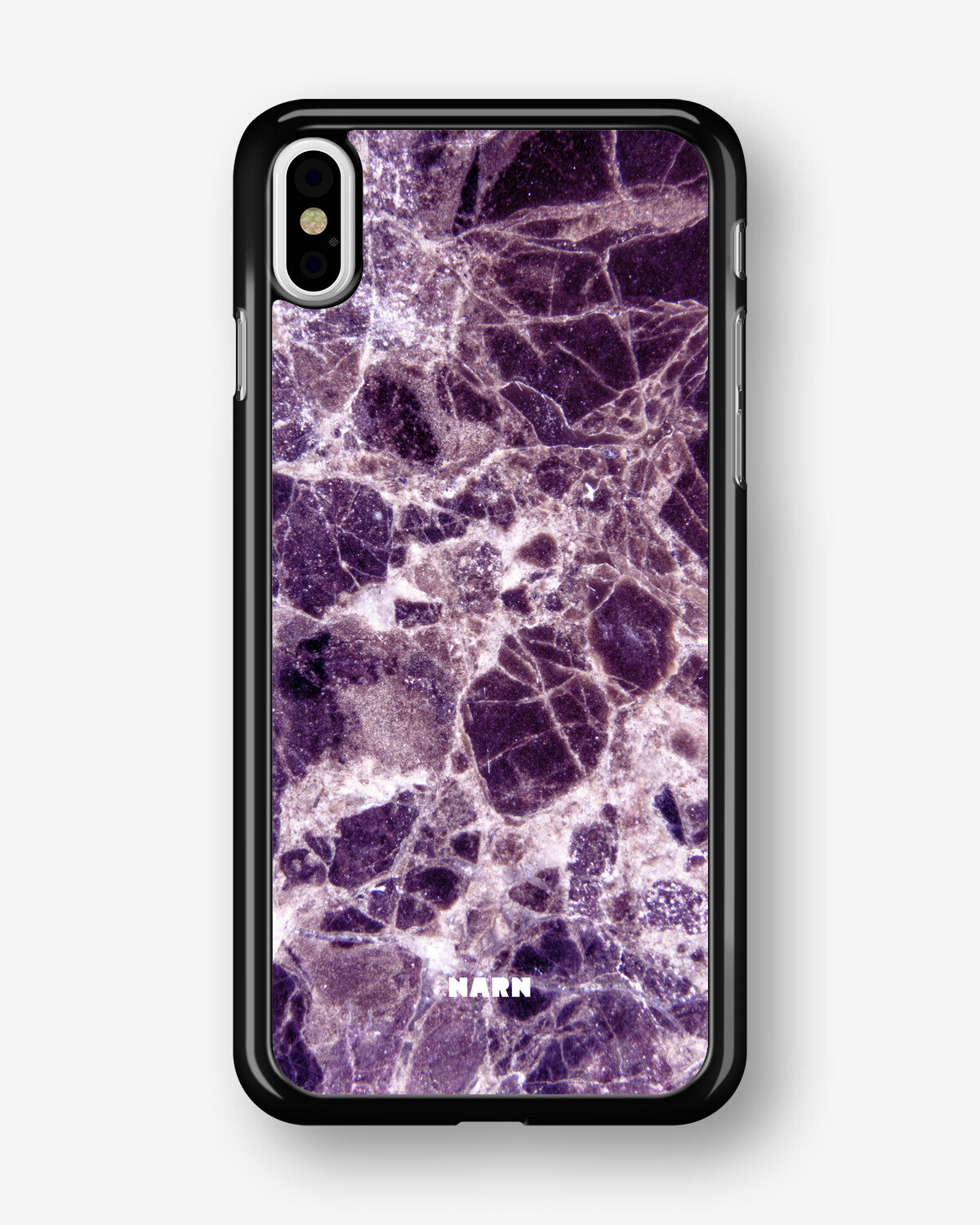 iPhone Xs Max Hard Case – Purple Marble - View 1