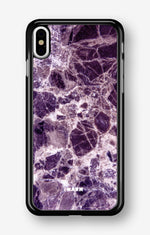 iPhone Xs Max Hard Case – Purple Marble - View 1