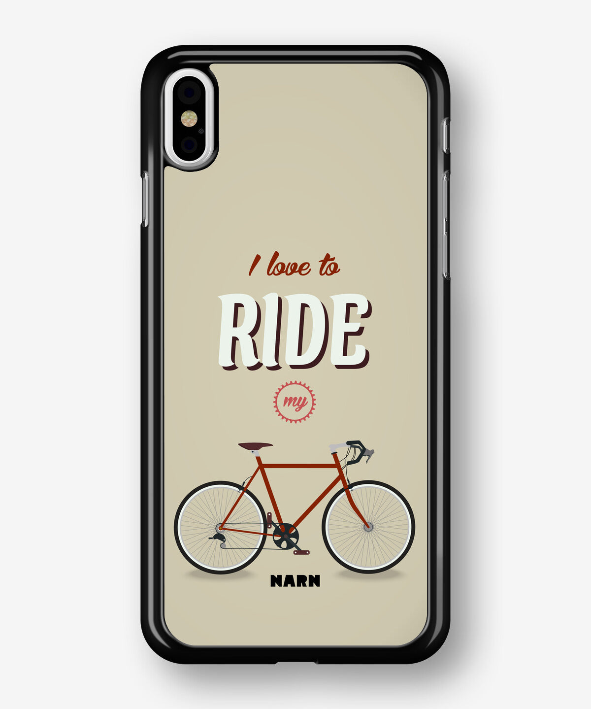 iPhone Xs Max Hard Case – Ride My Bicycle - View 1