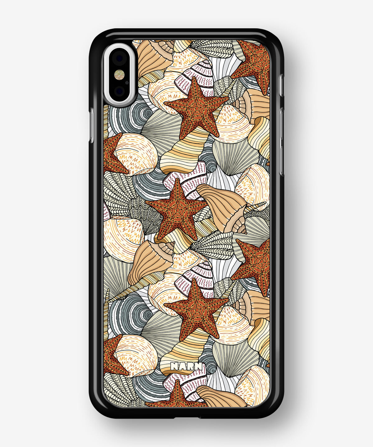 iPhone Xs Max Hard Case – Sea Shells - View 1
