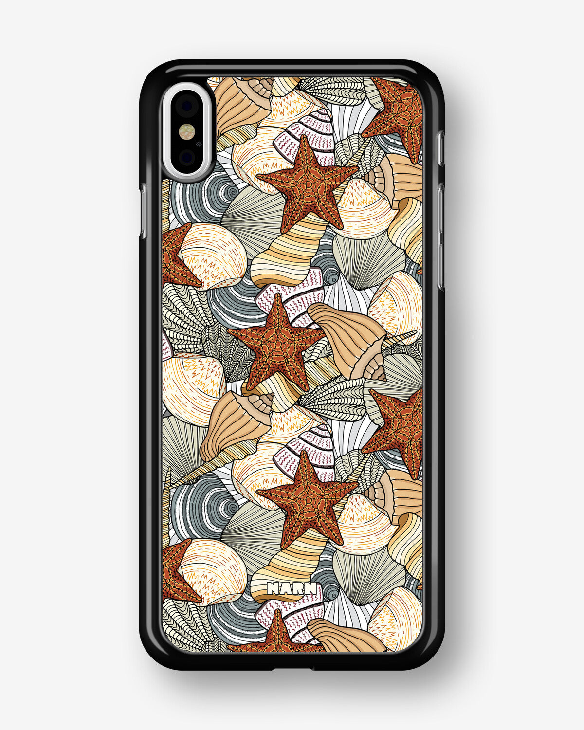 iPhone Xs Max Hard Case – Sea Shells - View 1