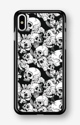 iPhone Xs Max Hard Case – Skull Garden - View 1