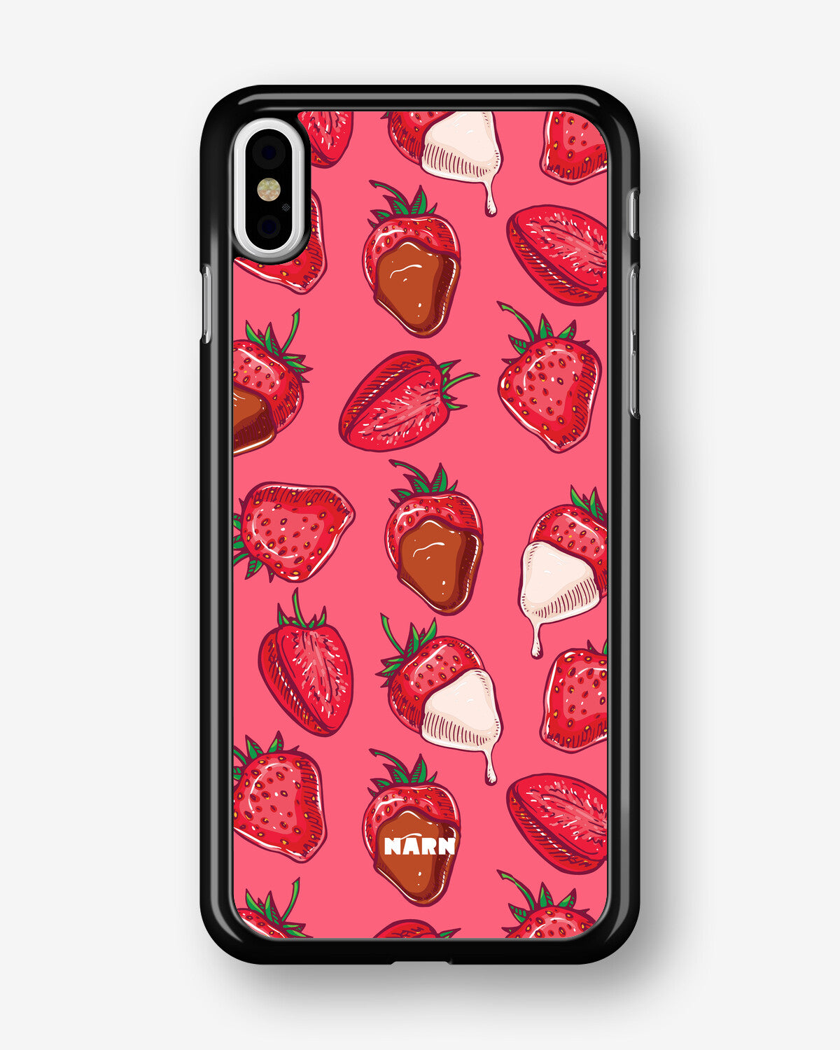 iPhone Xs Max Hard Case – Strawberry Chocolate - View 1