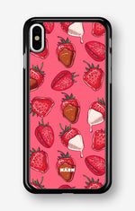 iPhone Xs Max Hard Case – Strawberry Chocolate - View 1