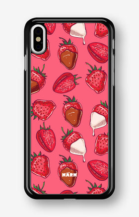 iPhone Xs Max Hard Case – Strawberry Chocolate - View 1