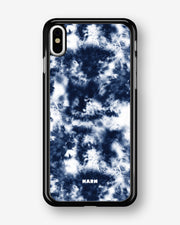 iPhone Xs Max Hard Case – Tie Dye Blue - View 1