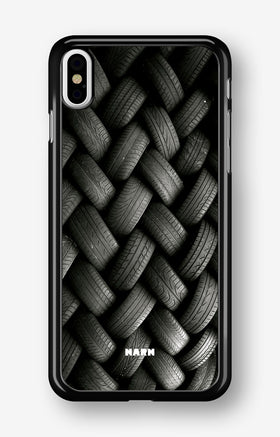 iPhone Xs Max Hard Case – Tires Wall - View 1
