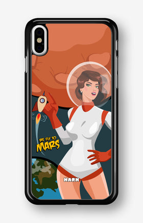 iPhone Xs Max Hard Case – We Fly To Mars - View 1