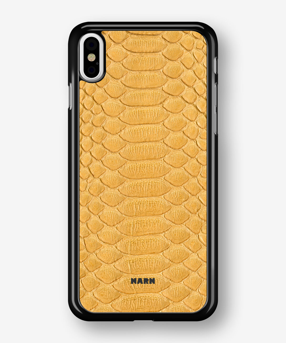 iPhone Xs Max Hard Case – Yellow Snake - View 1