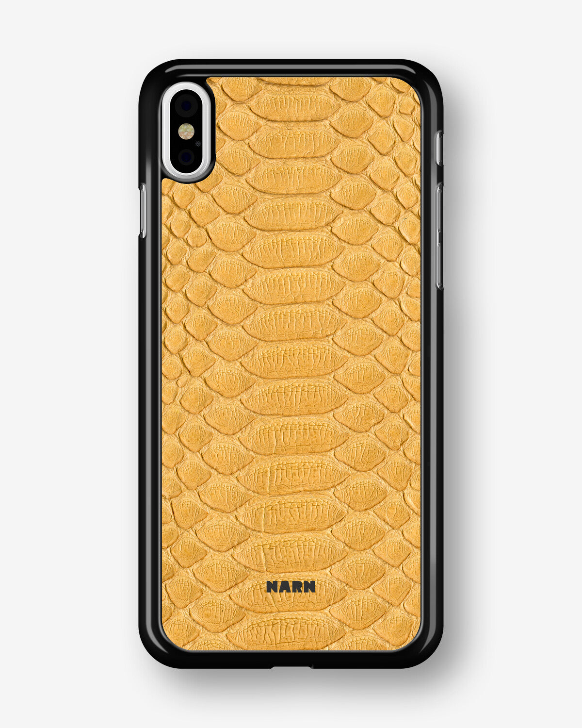 iPhone Xs Max Hard Case – Yellow Snake - View 1