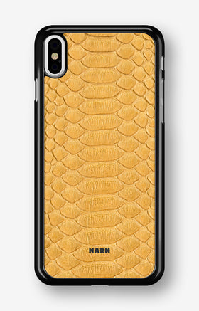 iPhone Xs Max Hard Case – Yellow Snake - View 1