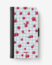 Motorola Moto G73 Wallet Case - Berry Basket - View 1