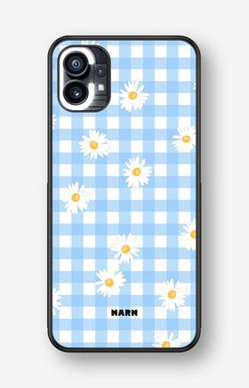 Nothing Phone (1) Hard Case – Blue Daisies - View 1