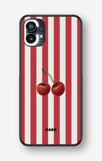 Nothing Phone (1) Hard Case – Cherry Stripes - View 1