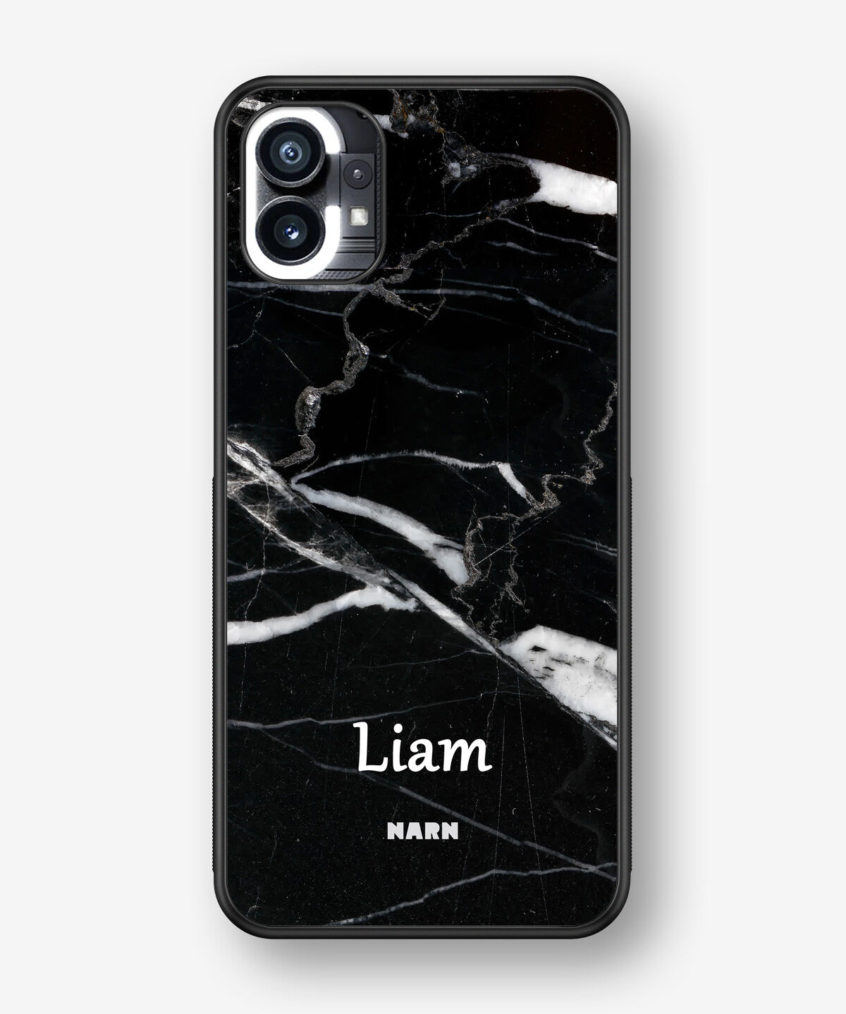 Nothing Phone (1) Hard Case – Custom - Black Marble - View 1