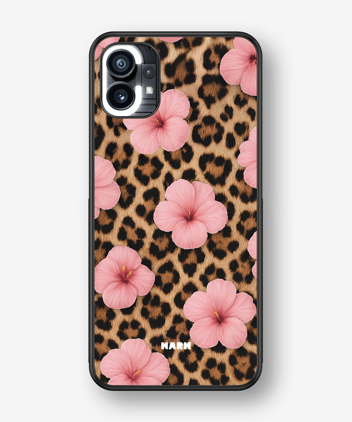 Nothing Phone (1) Hard Case – Leopard Flower - View 1