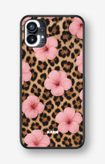 Nothing Phone (1) Hard Case – Leopard Flower - View 1
