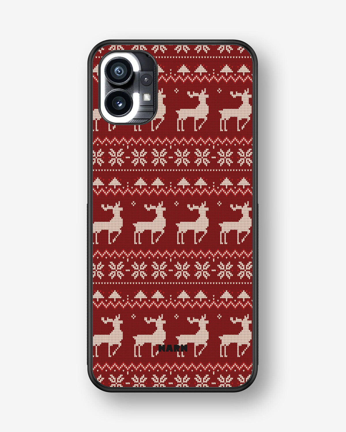 Nothing Phone (1) Hard Case – Reindeer Knit - View 1