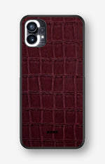 Nothing Phone (1) Hard Case – Rouge Croc - View 1