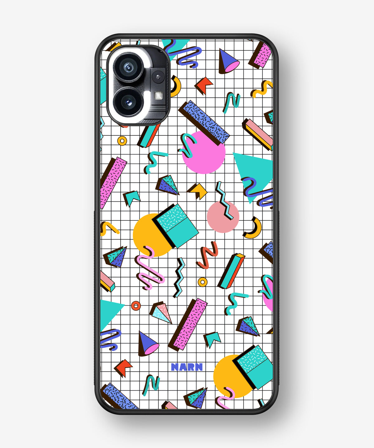Nothing Phone (1) Hard Case – 80s Memphis - View 1
