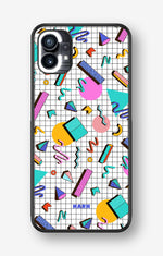 Nothing Phone (1) Hard Case – 80s Memphis - View 1