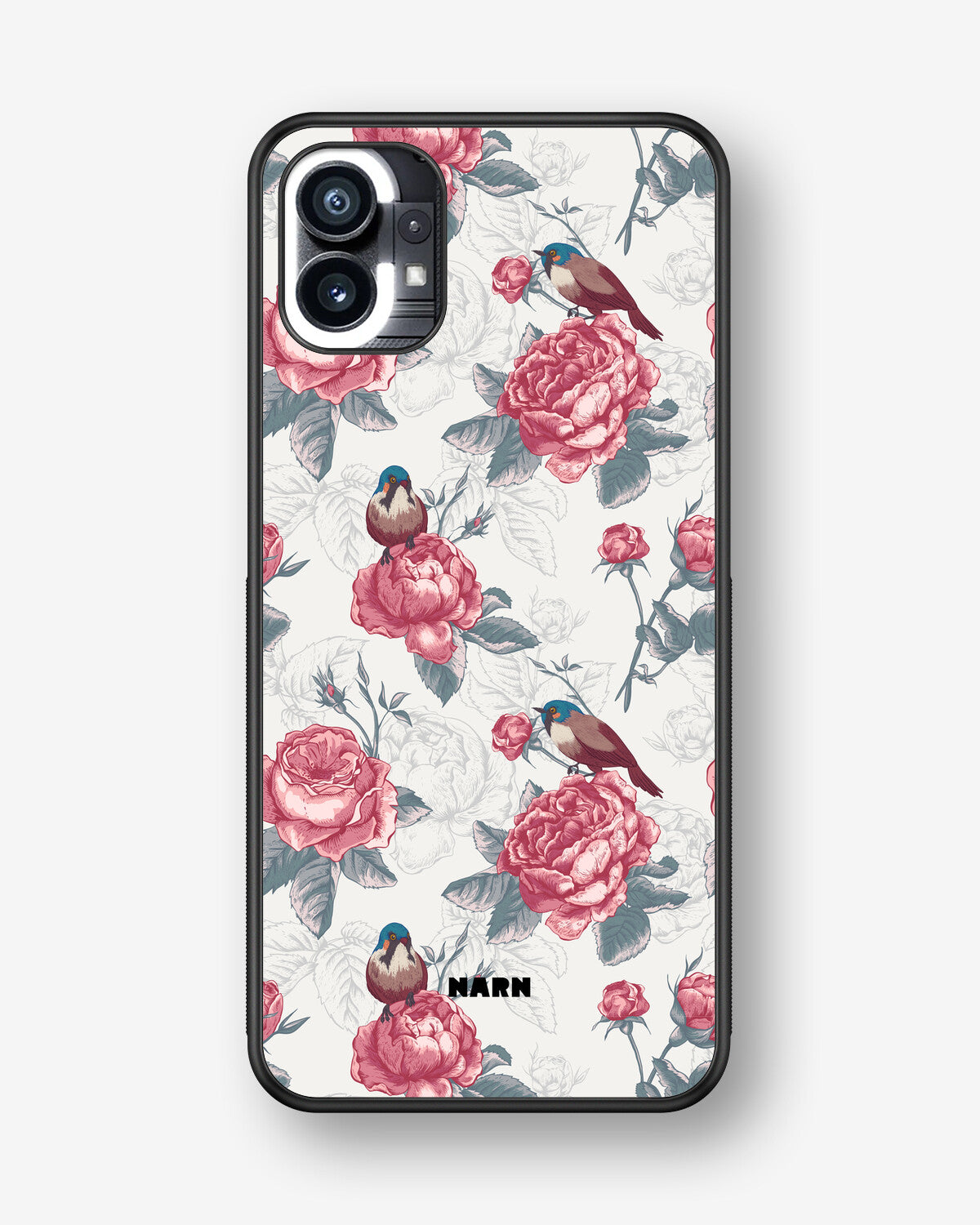 Nothing Phone (1) Hard Case – Birds Among Roses - View 1