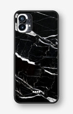 Nothing Phone (1) Hard Case – Black Marble - View 1