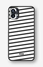 Nothing Phone (1) Hard Case – Black Stripes - View 1