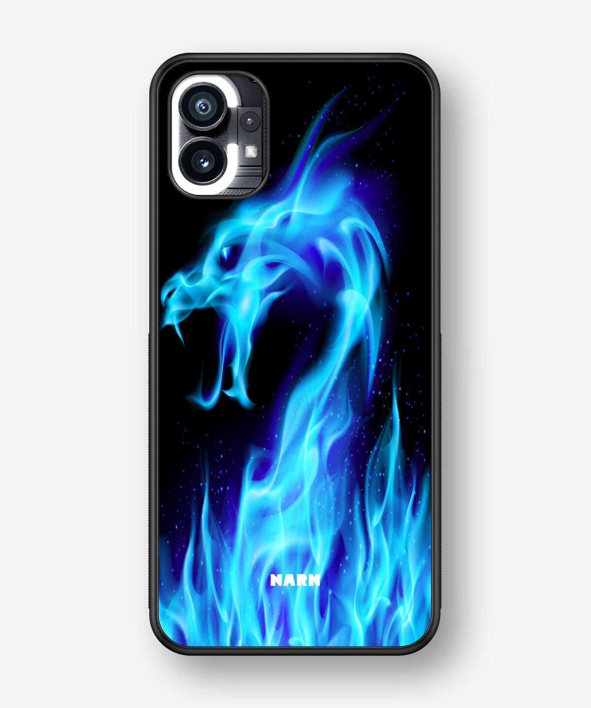 Nothing Phone (1) Hard Case – Blue Flames Dragon - View 1