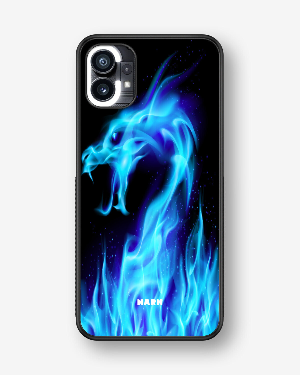 Nothing Phone (1) Hard Case – Blue Flames Dragon - View 1