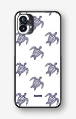 Nothing Phone (1) Hard Case – Blue Turtles - View 1