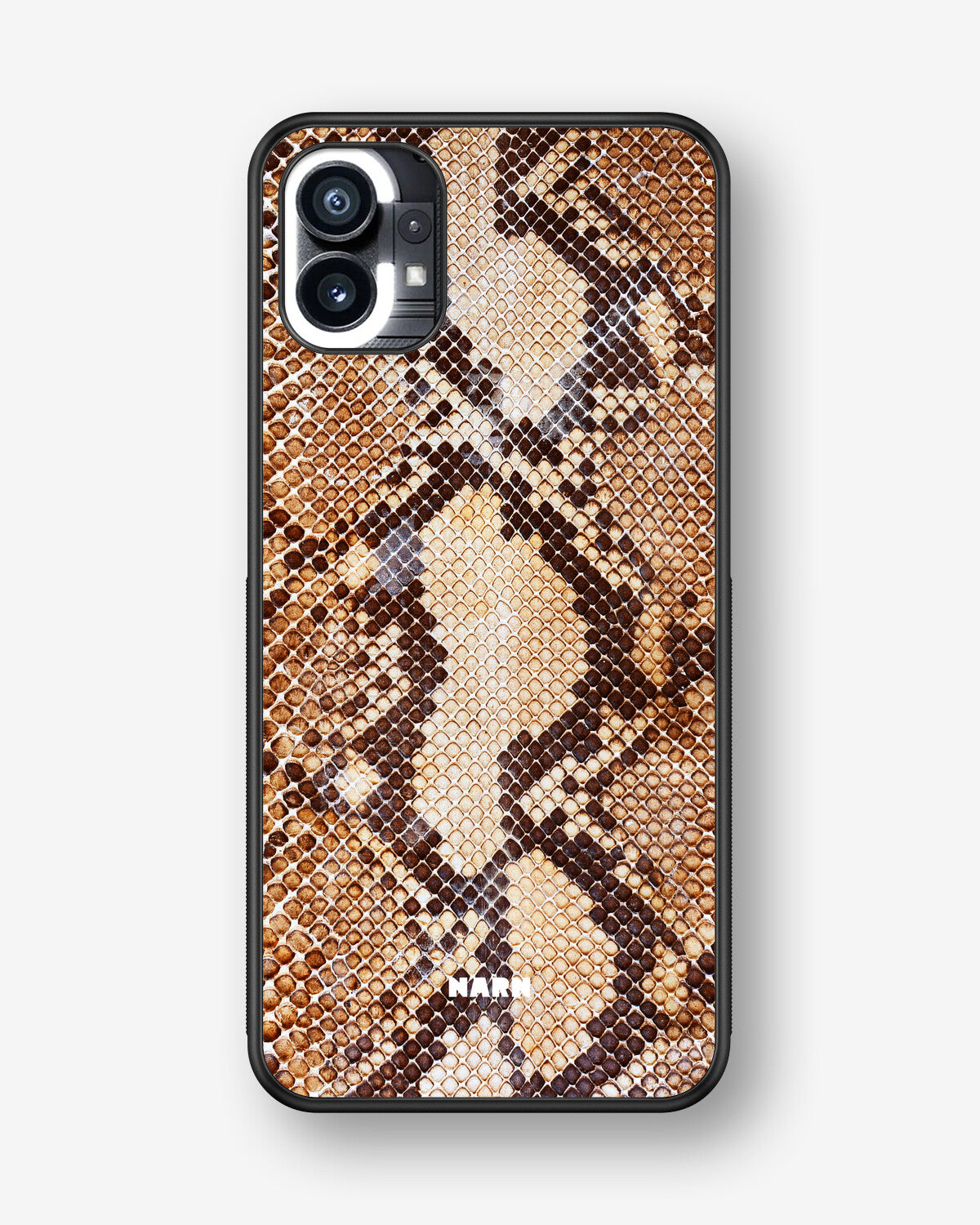 Nothing Phone (1) Hard Case – Brown Snakeskin - View 1