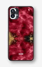 Nothing Phone (1) Hard Case – Burgendy Shimmer - View 1