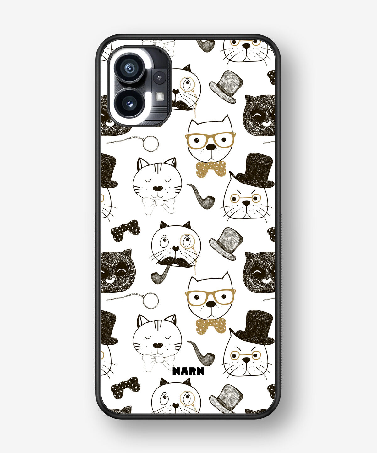 Nothing Phone (1) Hard Case – Cartoon Cats - View 1