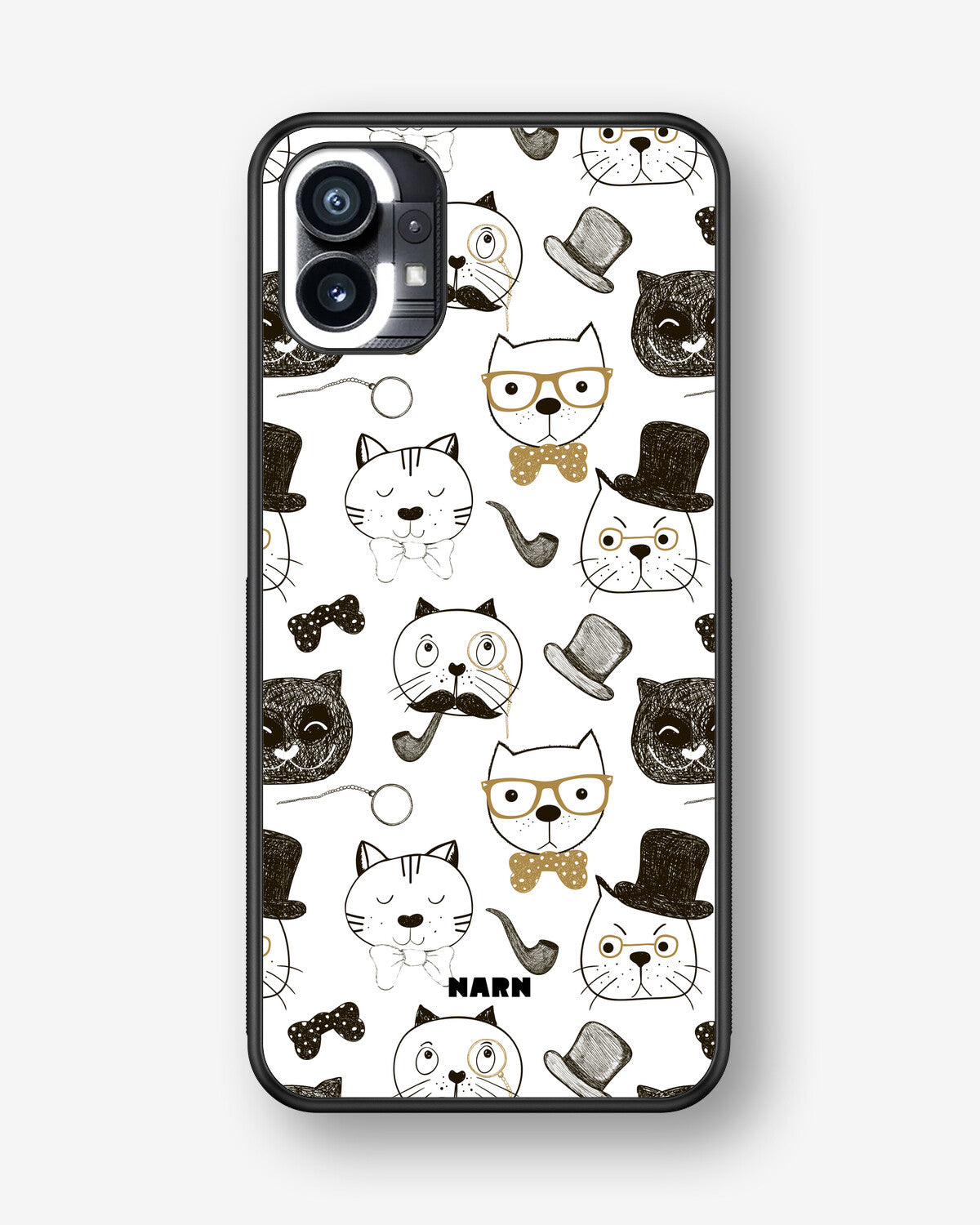 Nothing Phone (1) Hard Case – Cartoon Cats - View 1