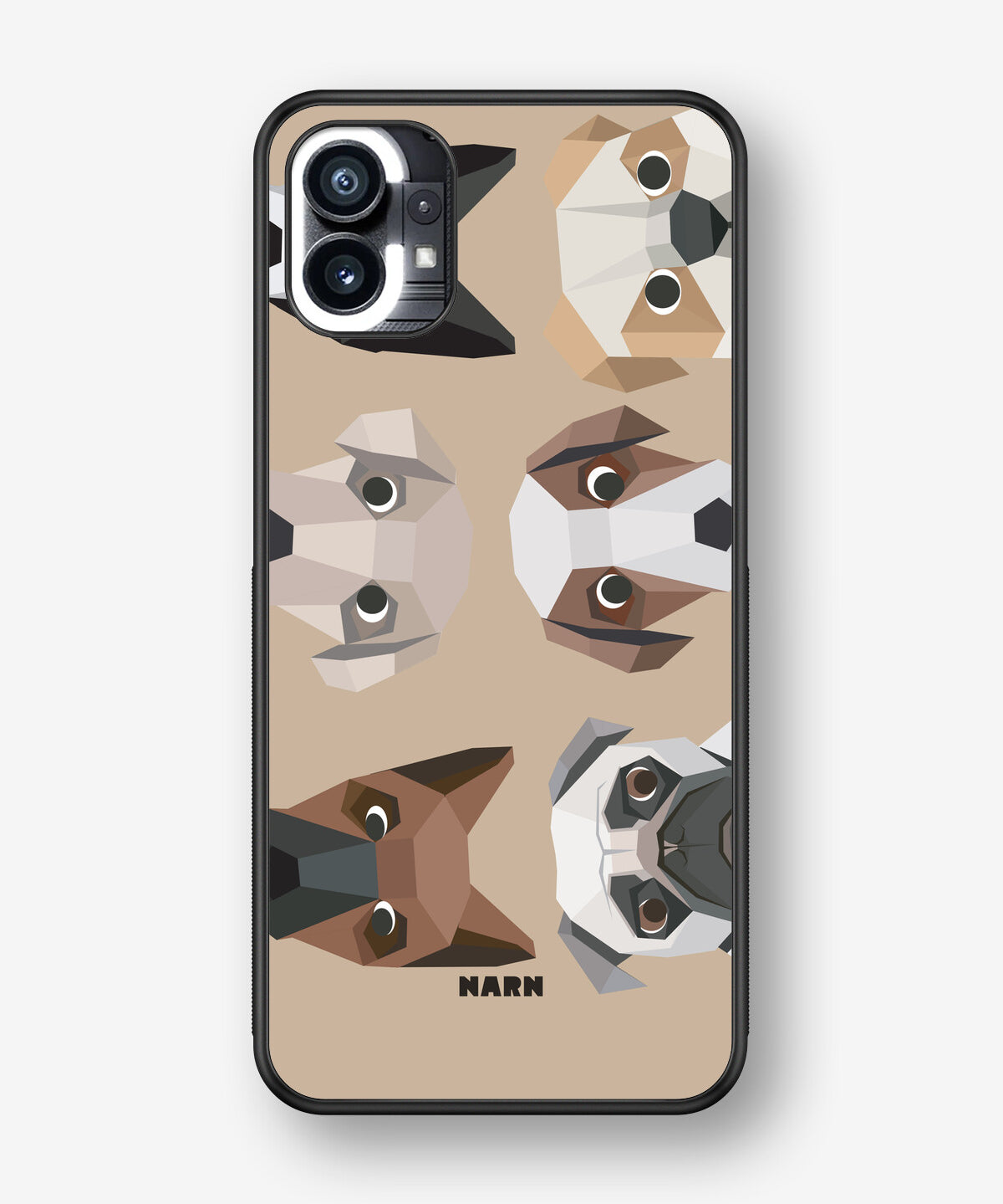 Nothing Phone (1) Hard Case – Cute Dogs - View 1