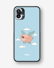 Nothing Phone (1) Hard Case – Dreamy Pig - View 1