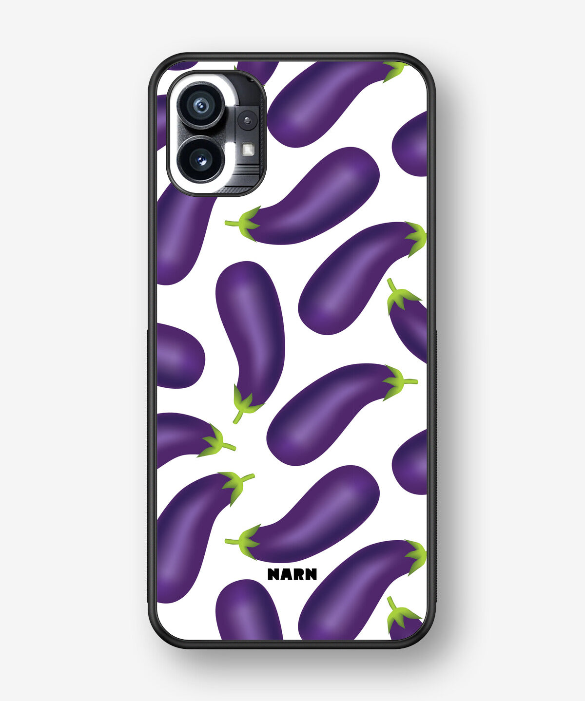 Nothing Phone (1) Hard Case – Eggplant Pattern - View 1