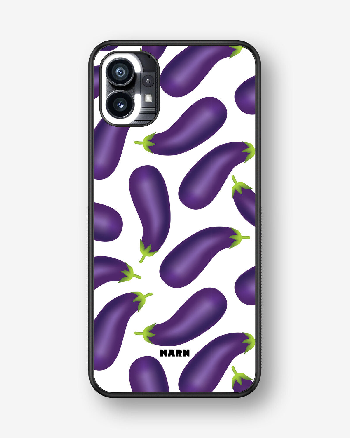 Nothing Phone (1) Hard Case – Eggplant Pattern - View 1