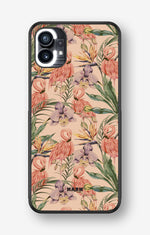 Nothing Phone (1) Hard Case – Flamingos & Flowers - View 1