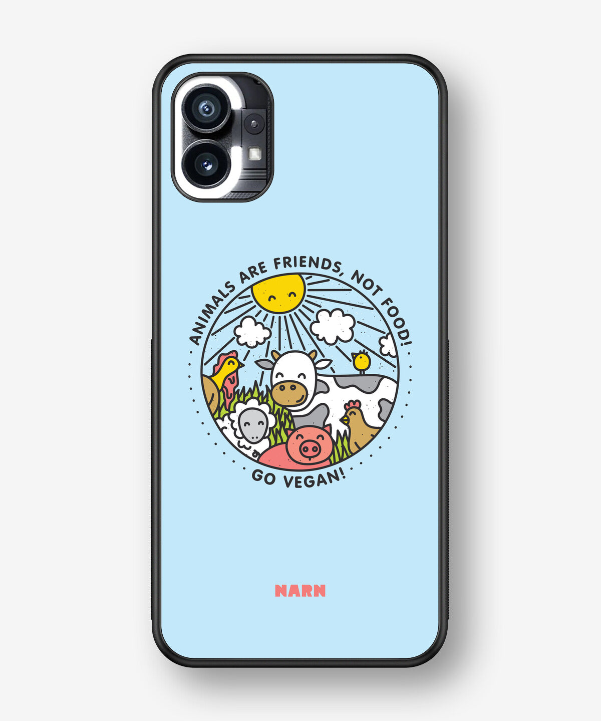 Nothing Phone (1) Hard Case – Friends, Not Food - View 1