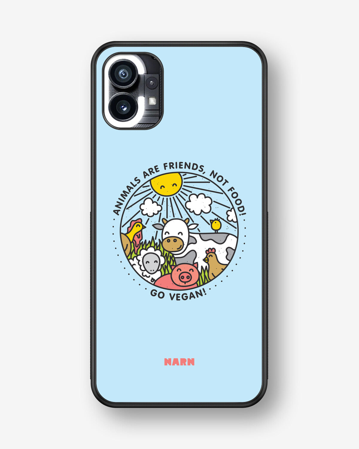 Nothing Phone (1) Hard Case – Friends, Not Food - View 1