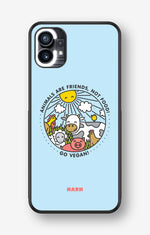 Nothing Phone (1) Hard Case – Friends, Not Food - View 1