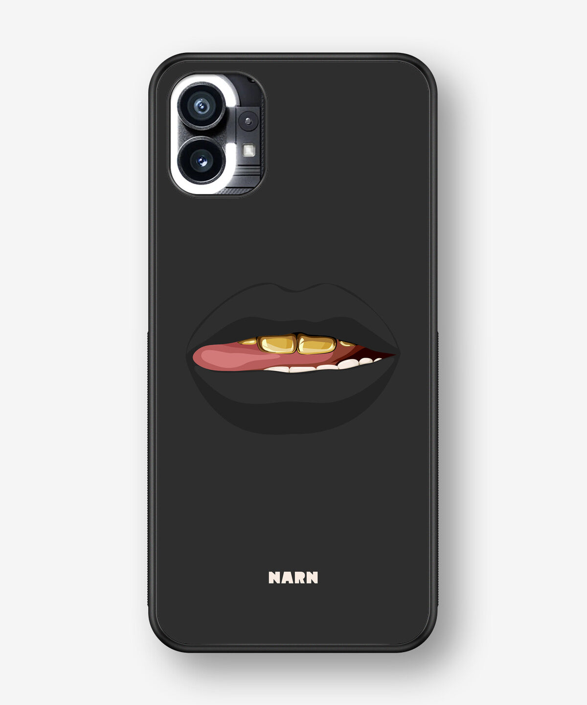 Nothing Phone (1) Hard Case – Golden Lips - View 1