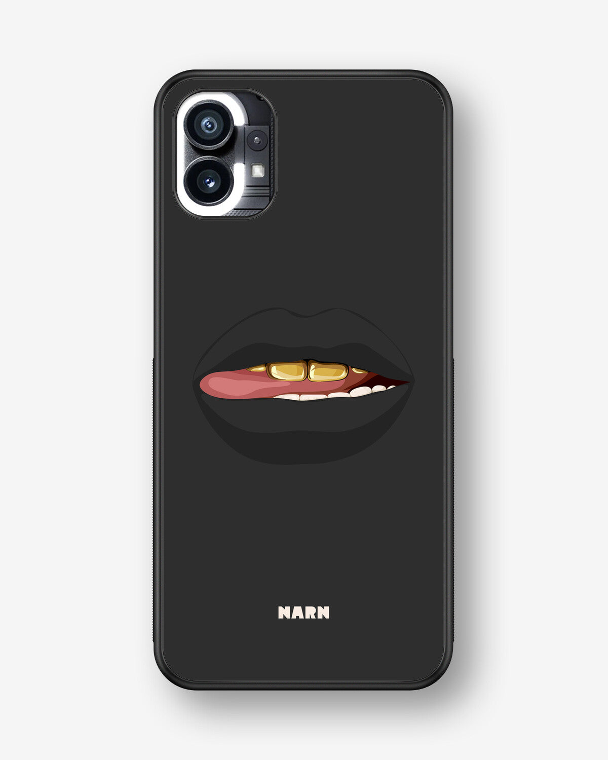 Nothing Phone (1) Hard Case – Golden Lips - View 1