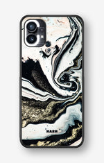 Nothing Phone (1) Hard Case – Golden Swirl - View 1