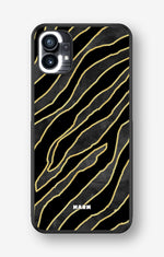 Nothing Phone (1) Hard Case – Golden Zebra - View 1