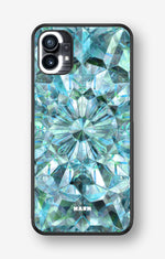 Nothing Phone (1) Hard Case – Green Crystals - View 1