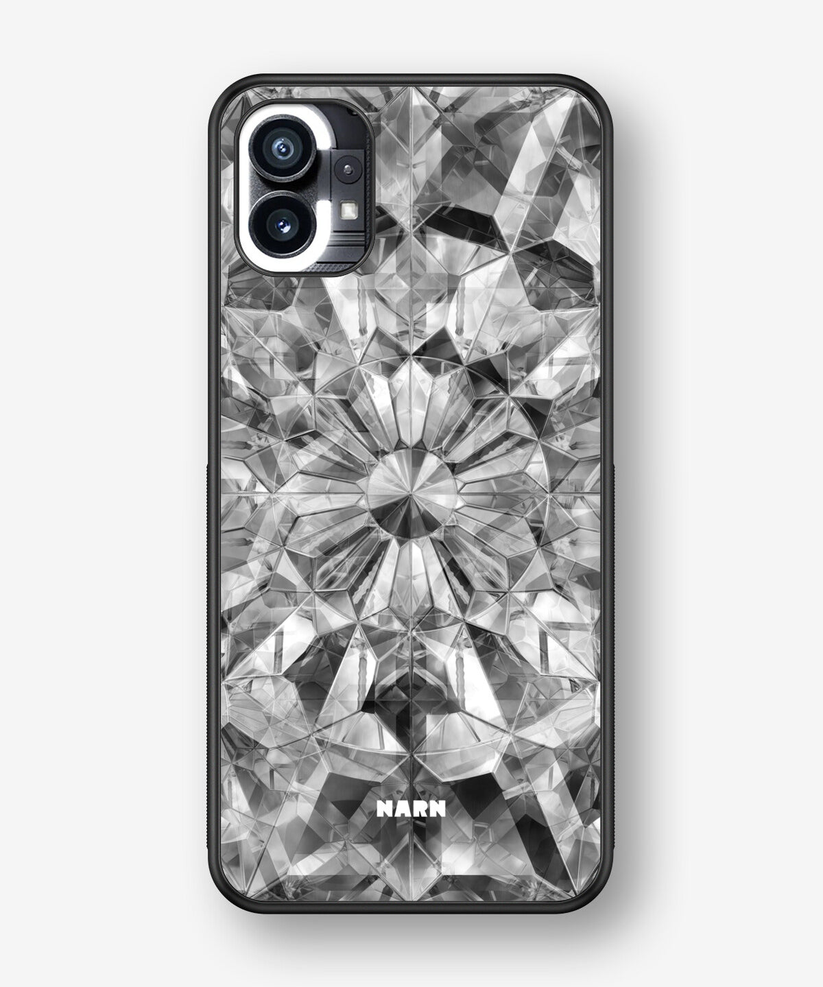 Nothing Phone (1) Hard Case – Grey Crystals - View 1