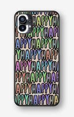 Nothing Phone (1) Hard Case – Happy - View 1